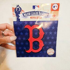 Boston Red Sox MLB Baseball Patch Size 2.75 x 4 inches With MLB Hologram NIB